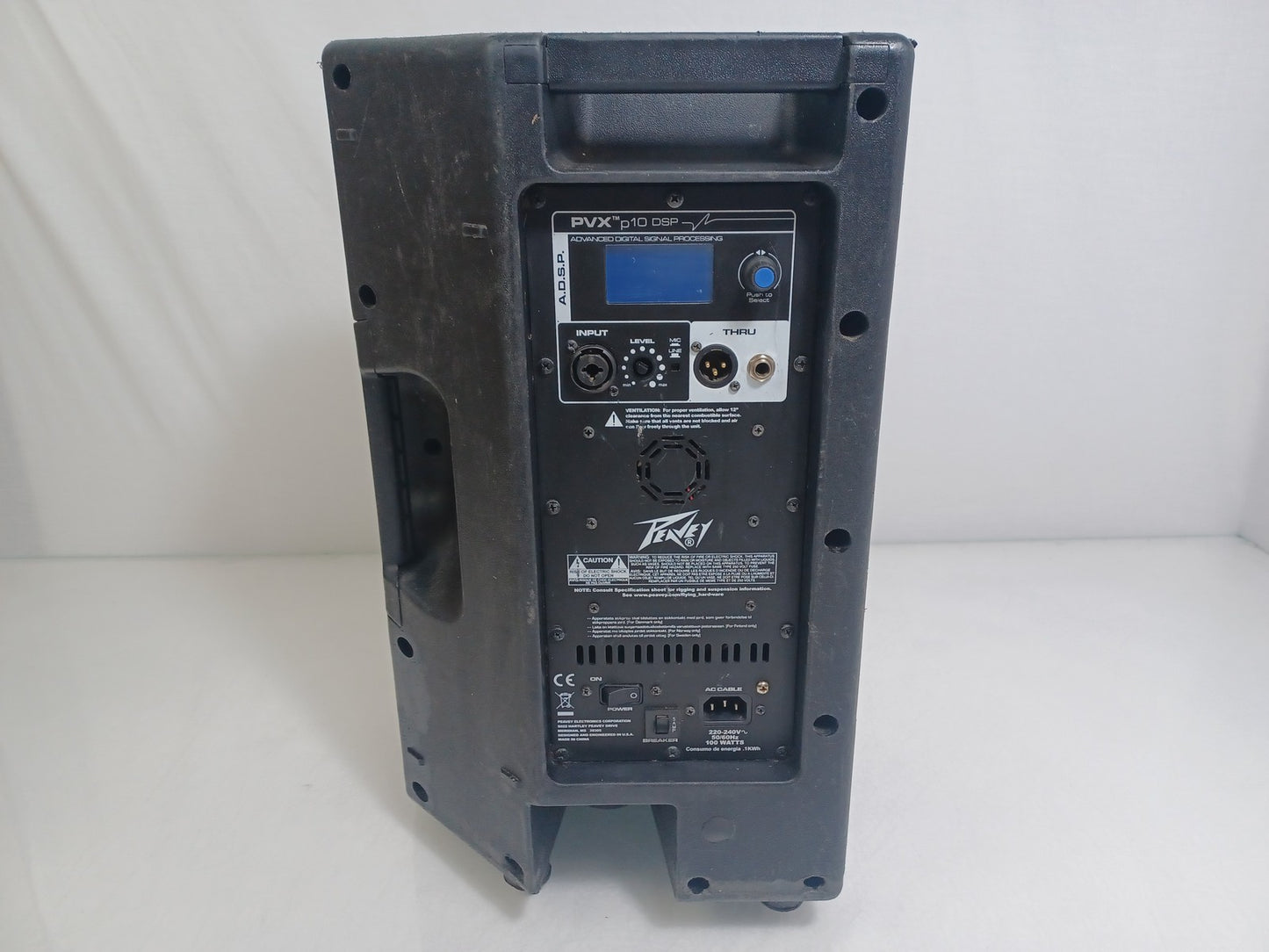 Peavey PVXp10 Powered 10" Bluetooth PA Loudspeaker - Missing XLR Clip