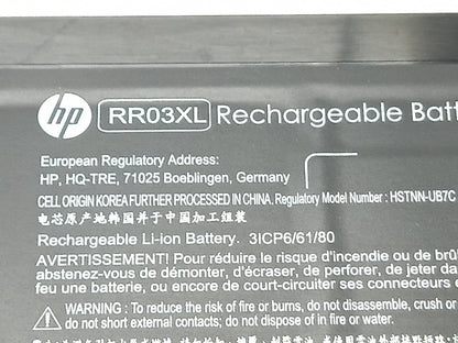 HP 48Wh 11.4V 4212mAh Replacement Laptop Battery RR03XL