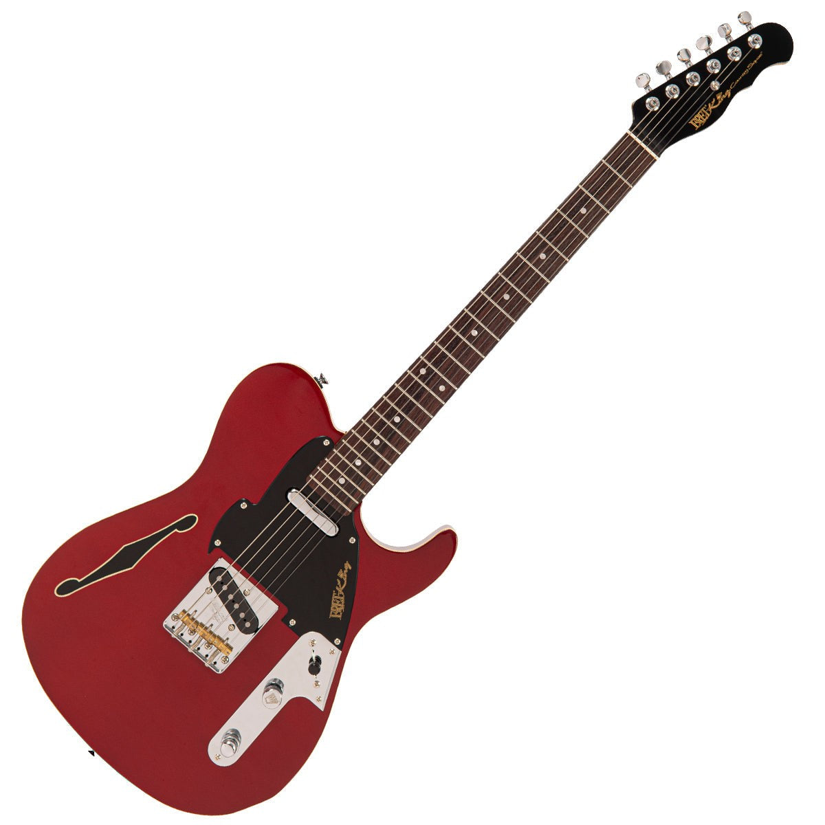 Fret-King Country Squire Stealth Electric Guitar ~ Candy Apple Red