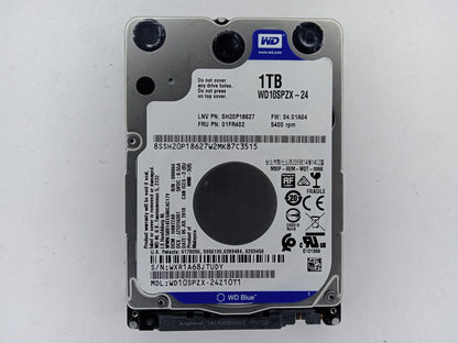 Western Digital WD Blue WD10SPZX-24Z10T1 1TB 2.5" Laptop Hard Drive SATA