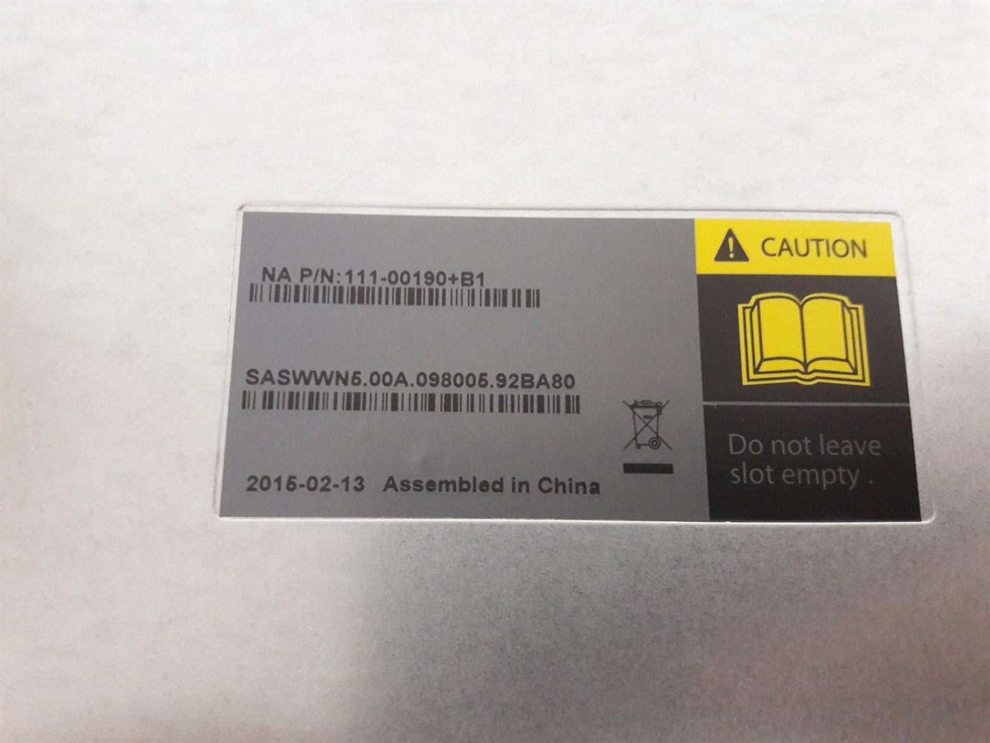 NetApp DS4246 IOM6 6GB SAS R6 Controller Module 111-00190+B1