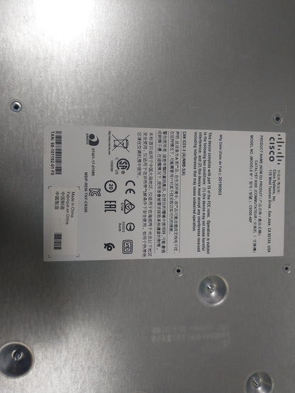 Cisco C9300-48P-E V02 48 Port PoE+ Gigabit Managed Network Switch