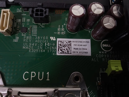 Dell PowerEdge R730 R730XD Dual Socket LGA2011-3 DDR4 Motherboard 072T6D 72T6D