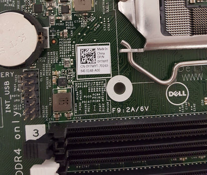 Dell Optiplex 7040 Socket LGA1151 DDR4 MT Motherboard I/O Shield 0Y7WYT Y7WYT