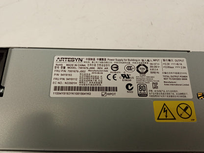 2x IBM Emerson X3550 M4 550W Server Power Supply Unit 94Y8112 7001676-J000