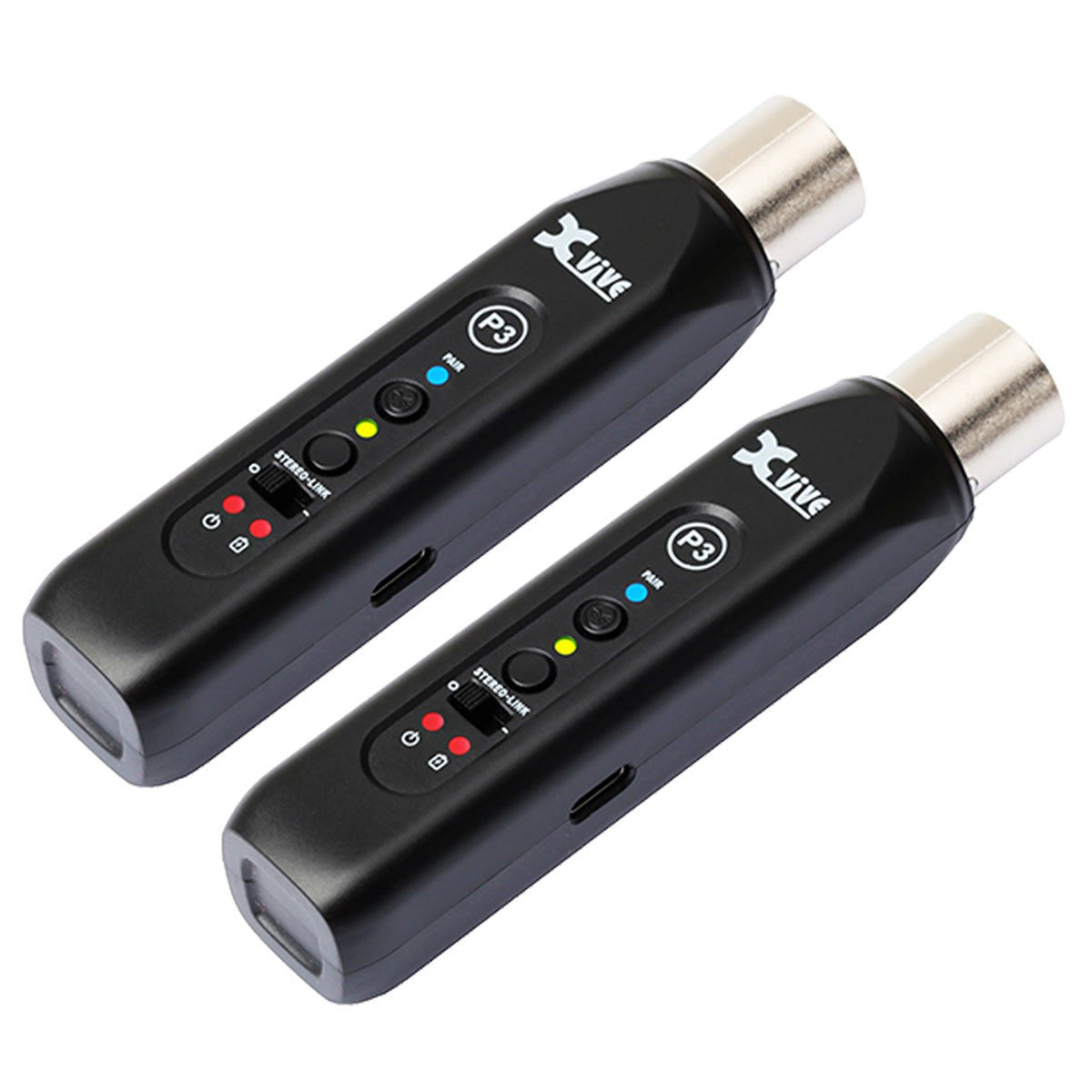 Xvive XP3D Bluetooth Audio Receiver ~ Dual Pack