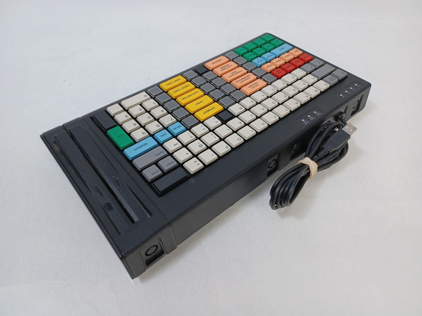 Tipro MID-UU-KM128A-RA-C15 Programmable PC POS Keyboard With Card Reader