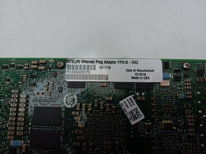 Intel FPA10-DA2 PCIe Ethernet Prog Adapter Card FPA10DA2G1P5