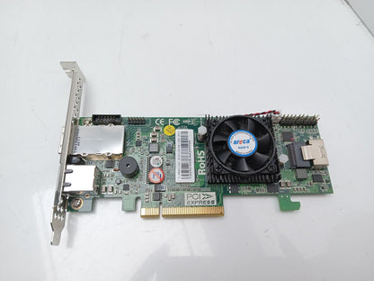 Areca ARC1882LP VER:CA PCIe 1Gbps SAS RAID Controller Card
