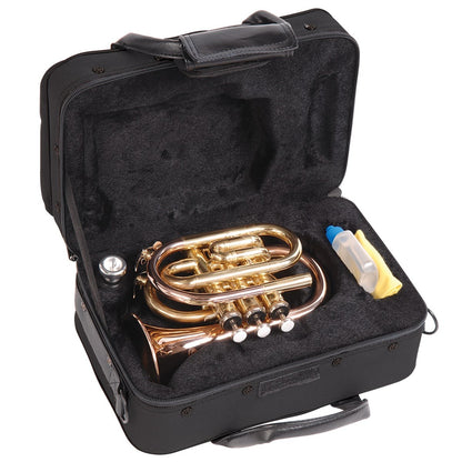 Odyssey Premiere 'Bb' Pocket Trumpet Outfit - With Case