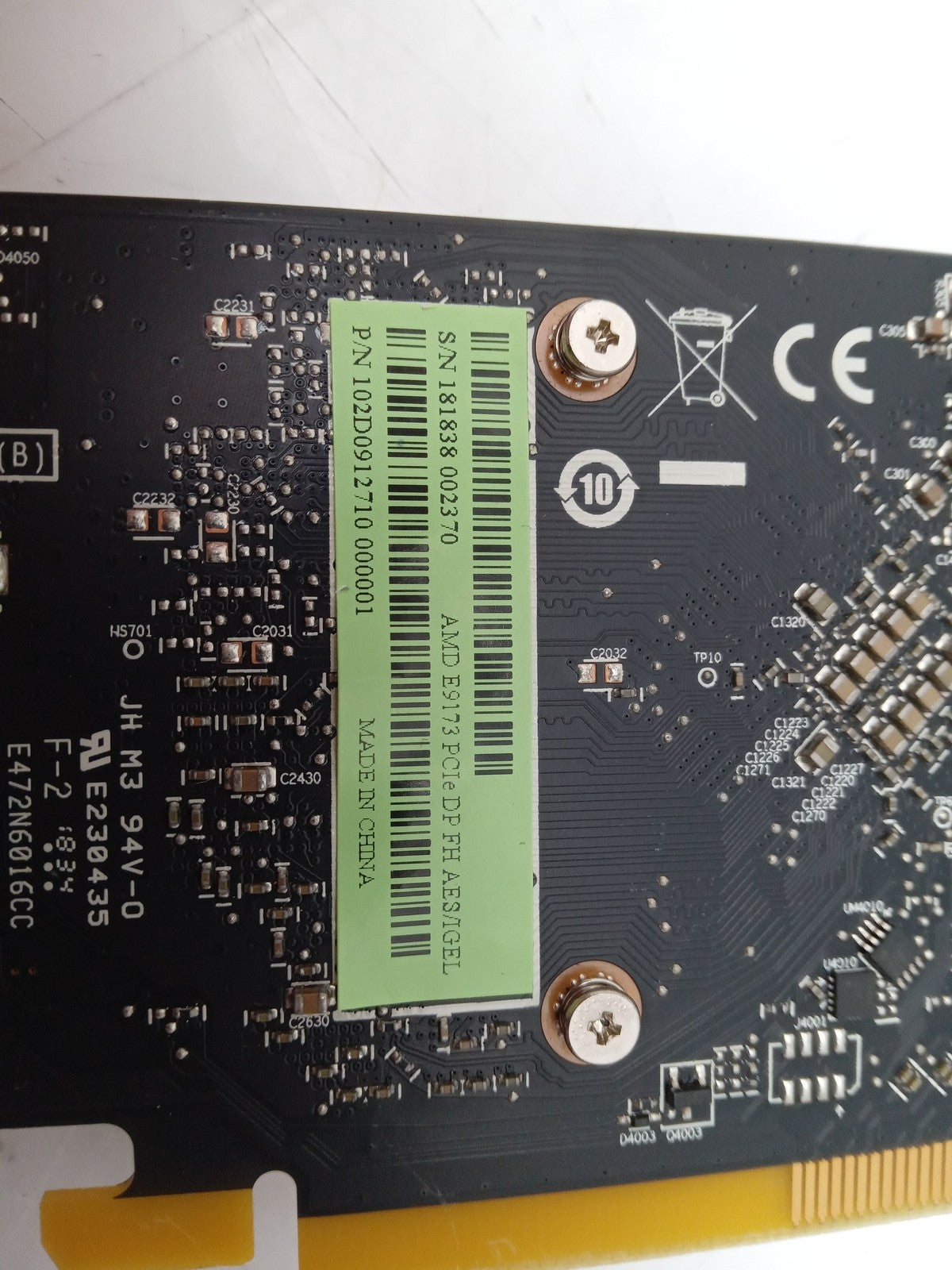 AMD Radeon E9173 PCIe DP FH AES/IGEL 2GB DDR5 PCIe Graphics Card 102D0912710