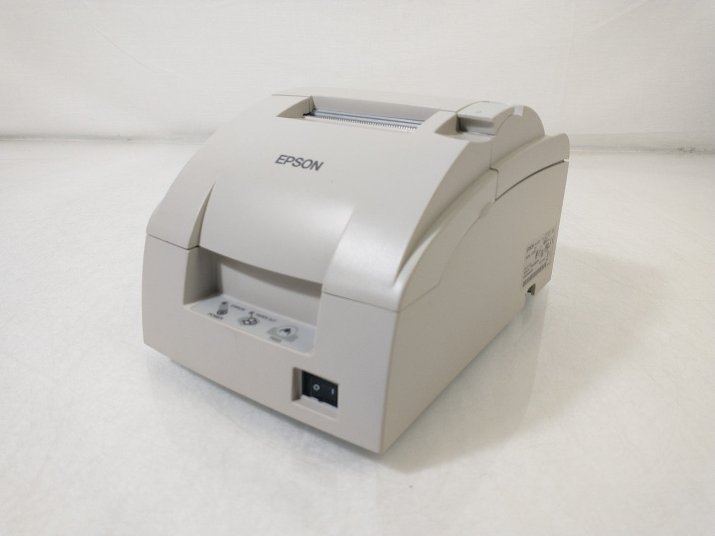 Epson Micros TM-U220B M188B White Parallel Port Thermal Receipt Printer w/ PSU
