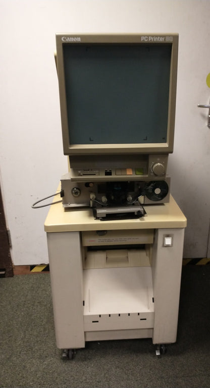 Canon M32028 PC Printer 80 Microfiche Reader - Tested To Power On