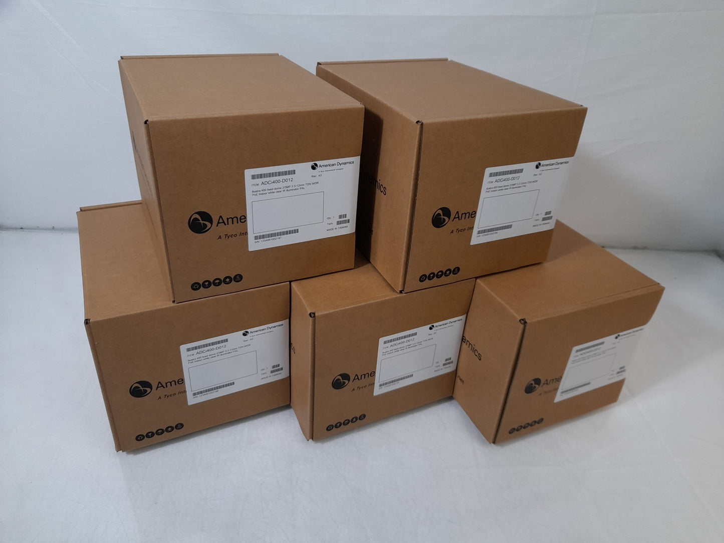 Illustra ADCi400-D214 400 Fixed Dome 2/3MP 3.3/12mm Camera - Lot of 5