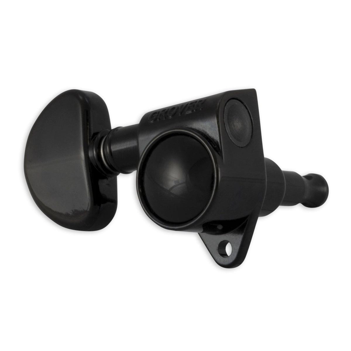 Grover Original Rotomatics Machineheads ~ 3+3 ~ Black Chrome