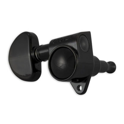 Grover Original Rotomatics Machineheads ~ 3+3 ~ Black Chrome