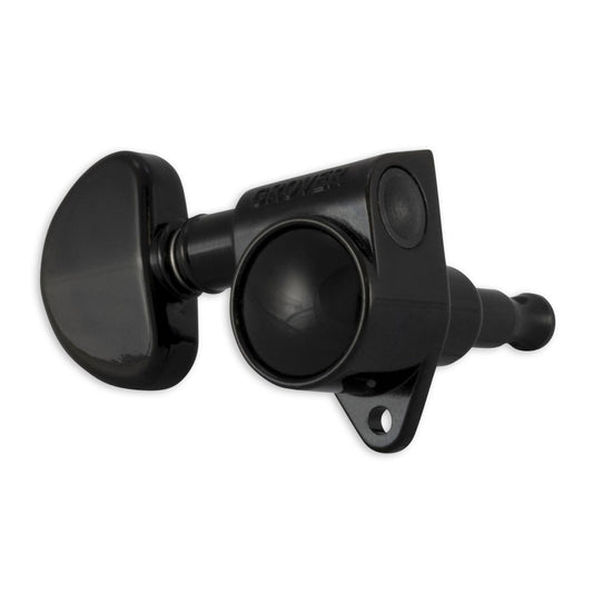 Grover Original Rotomatics Machineheads ~ 3+3 ~ Black Chrome