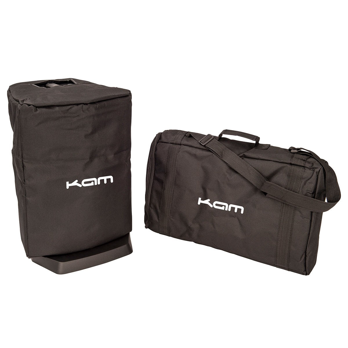 KAM KMPA600 240W Compact Tower PA System - With Lighting And Carry Bag