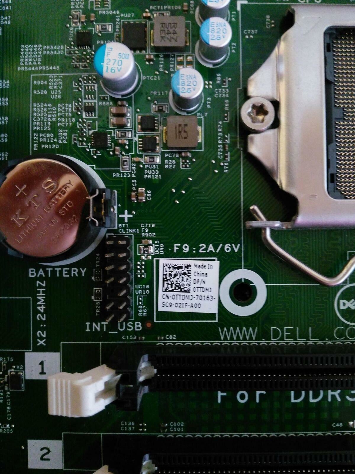 Dell OptiPlex 3040 MT Socket LGA1151 DDR3 Motherboard 0TTDMJ TTDMJ