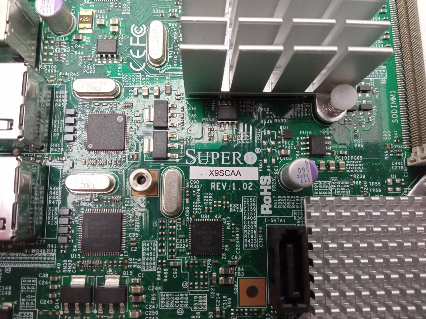 SuperMicro X9SCAA Intel Atom N2800 DDR3 Mini-ITX Motherboard With I/O Shield