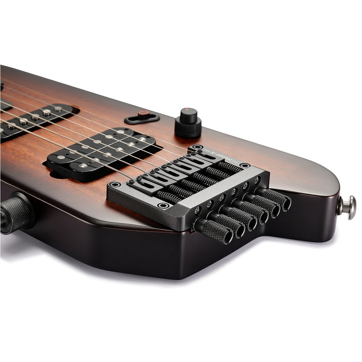 Donner HUSH-X Headless Electric Travel Guitar ~ Sunburst