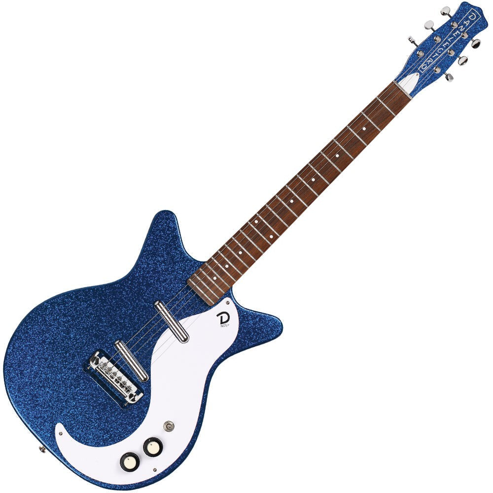 Danelectro 60th Anniversary DC59 Electric Guitar ~ Deep Blue Metalflake