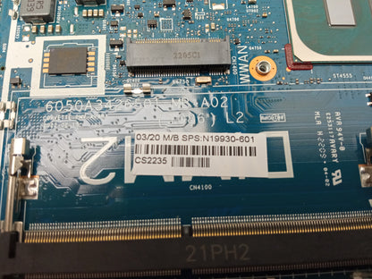 HP EliteBook 840 G8 Laptop Motherboard i7-1165G7 2.80 GHz CPU DDR4 N19930-601