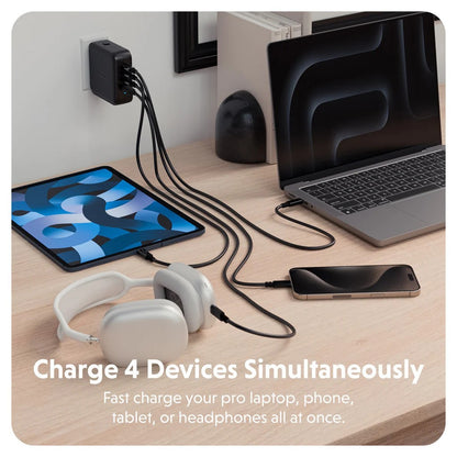 Targus HyperJuice 100W USB-C GaN Travel Charger Black HJ1002BKWWGL