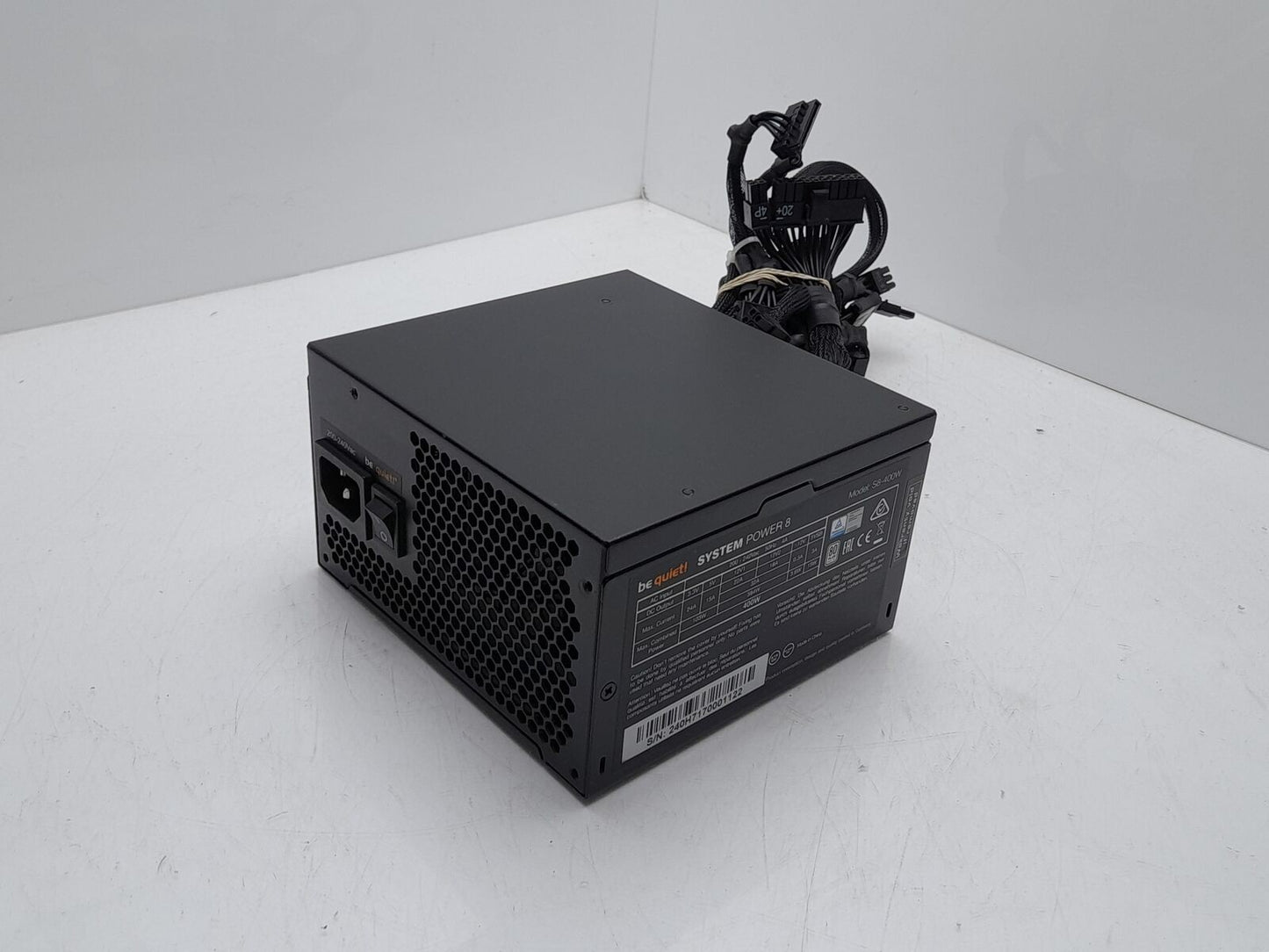 Be Quiet! S8-400W System Power 8 400W Desktop PC Computer Power Supply Unit