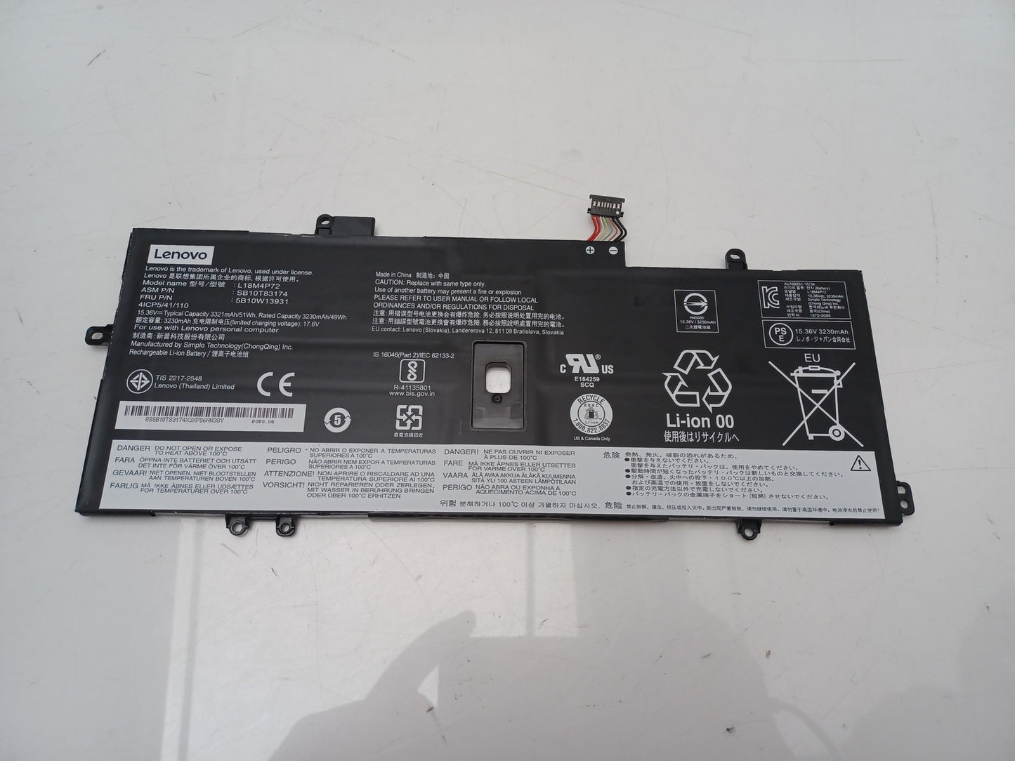 Lenovo 45Wh 11.1V 3230mAh Replacement Laptop Battery L17C3P52