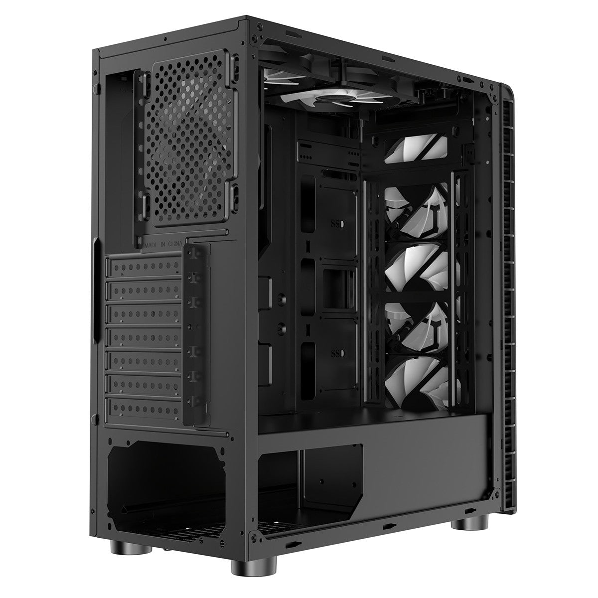 CiT Raider Mid-Tower Black ATX PC Gaming Case ‎CIT-RAIDER RGB