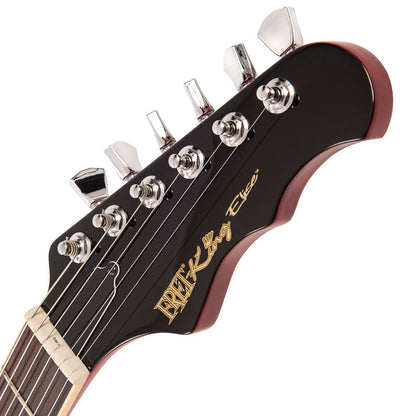 Fret-King Elise Custom Electric Guitar With Vintage Style Vibrato ~ Cherry Red
