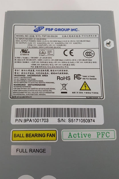FSP Group 100W Power Supply Unit FSP100-50LGA
