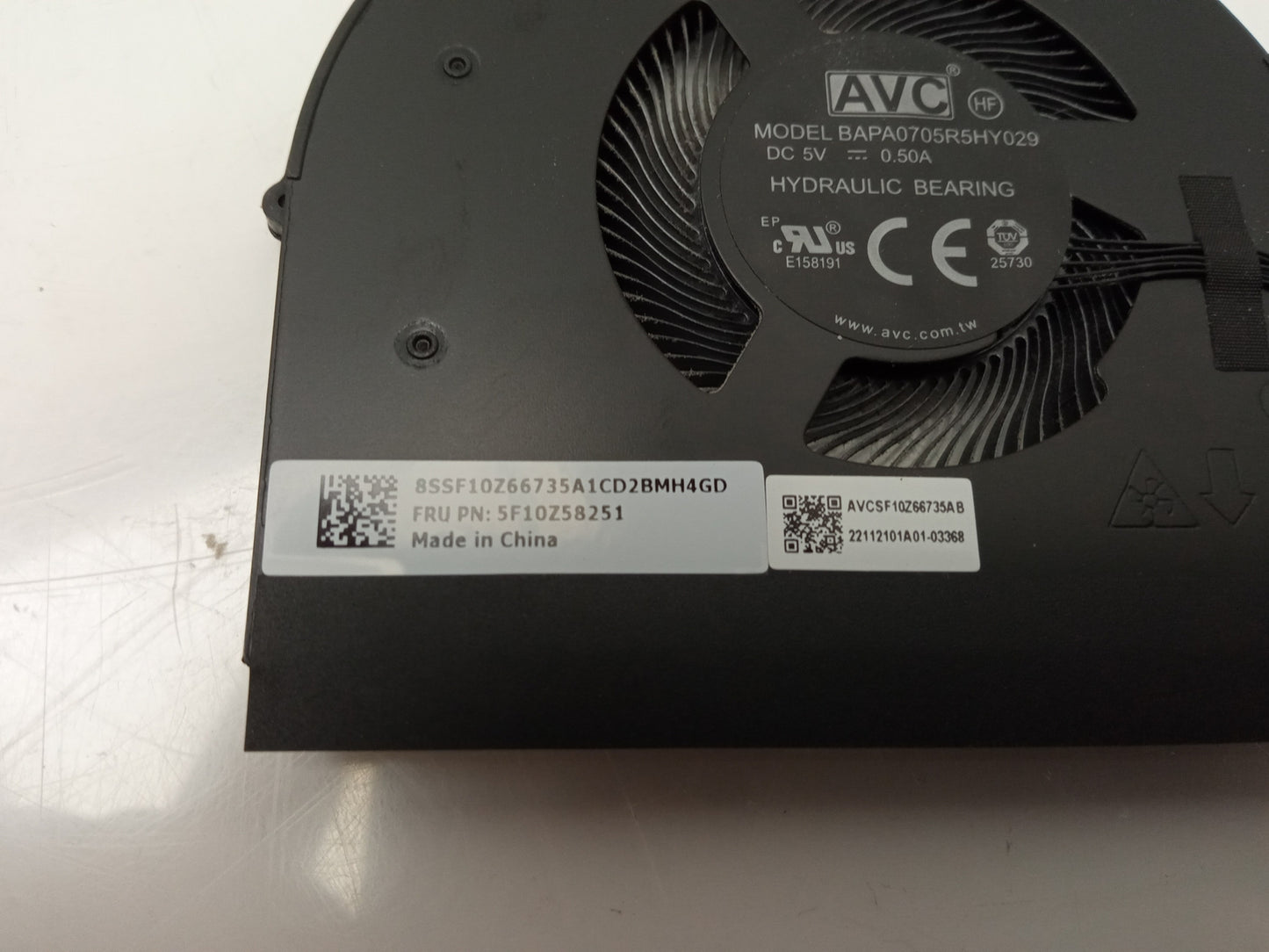 Lenovo ThinkPad L13 G3 Laptop CPU Cooling Fan 5F10Z58251