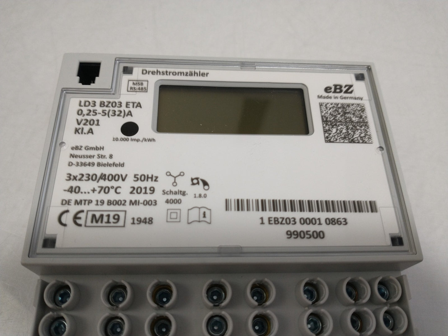 eBZ LD3 BZ03 ETA Three Phase Power Display