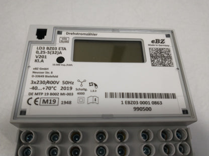eBZ LD3 BZ03 ETA Three Phase Power Display