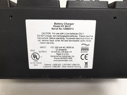 Advance Tech Industries AT 6013 12 Twelve Bay Battery Charger