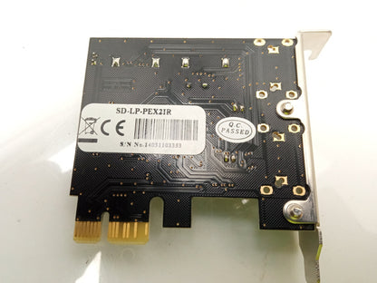 SYBA 2 Port SATA II PCIe Expansion Card SD-LP-PEX2IR