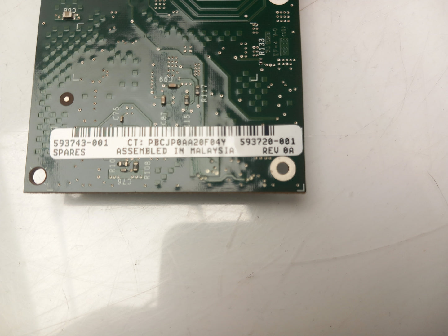 HP 4 Quad Port Gigabit Ethernet PCI -E Adaptor Card 593720-001 593743-001