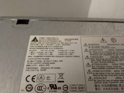 HP Z210 400W Power Supply Unit 619397-001 619564-001