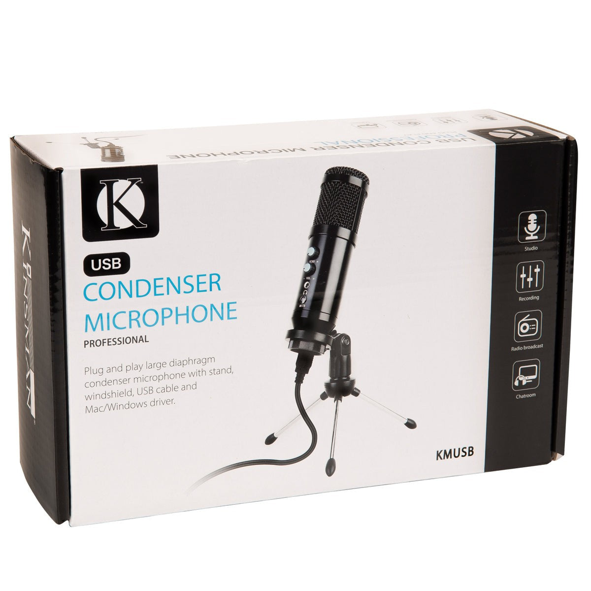 Kinsman KMUSB USB Condenser Microphone