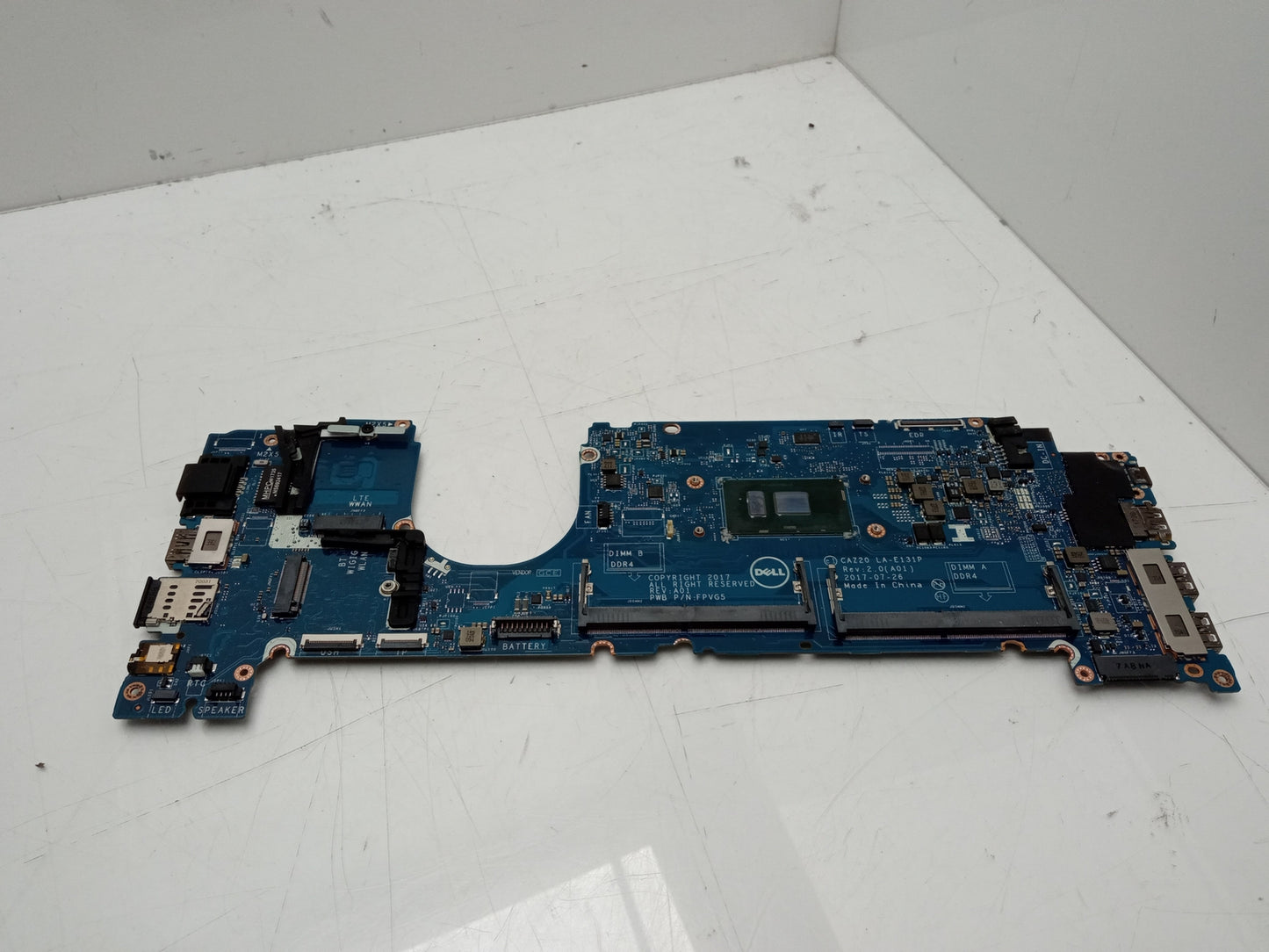 Dell Latitude 7480 Laptop Motherboard With i5-7300U 2.60 GHz CPU 0CY3FD CY3FD