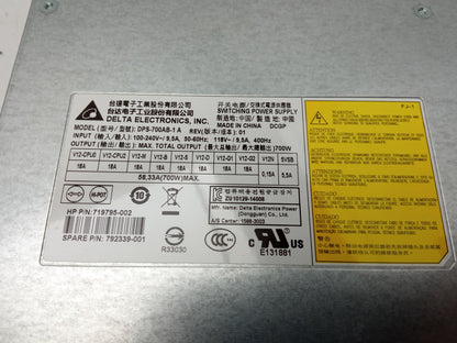 HP Z440 DPS-700AB-1 A 700W Workstation Power Supply Unit 719795-002 792339-001