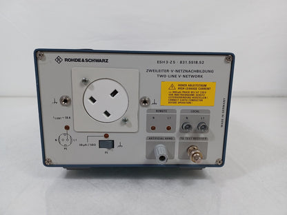Rohde & Schwarz ESH3-Z5 50 µH Two-Line V-Network 831.5518.52