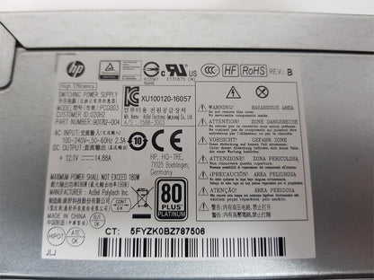 HP EliteDesk 800 G3 180W Power Supply Unit 901762-004