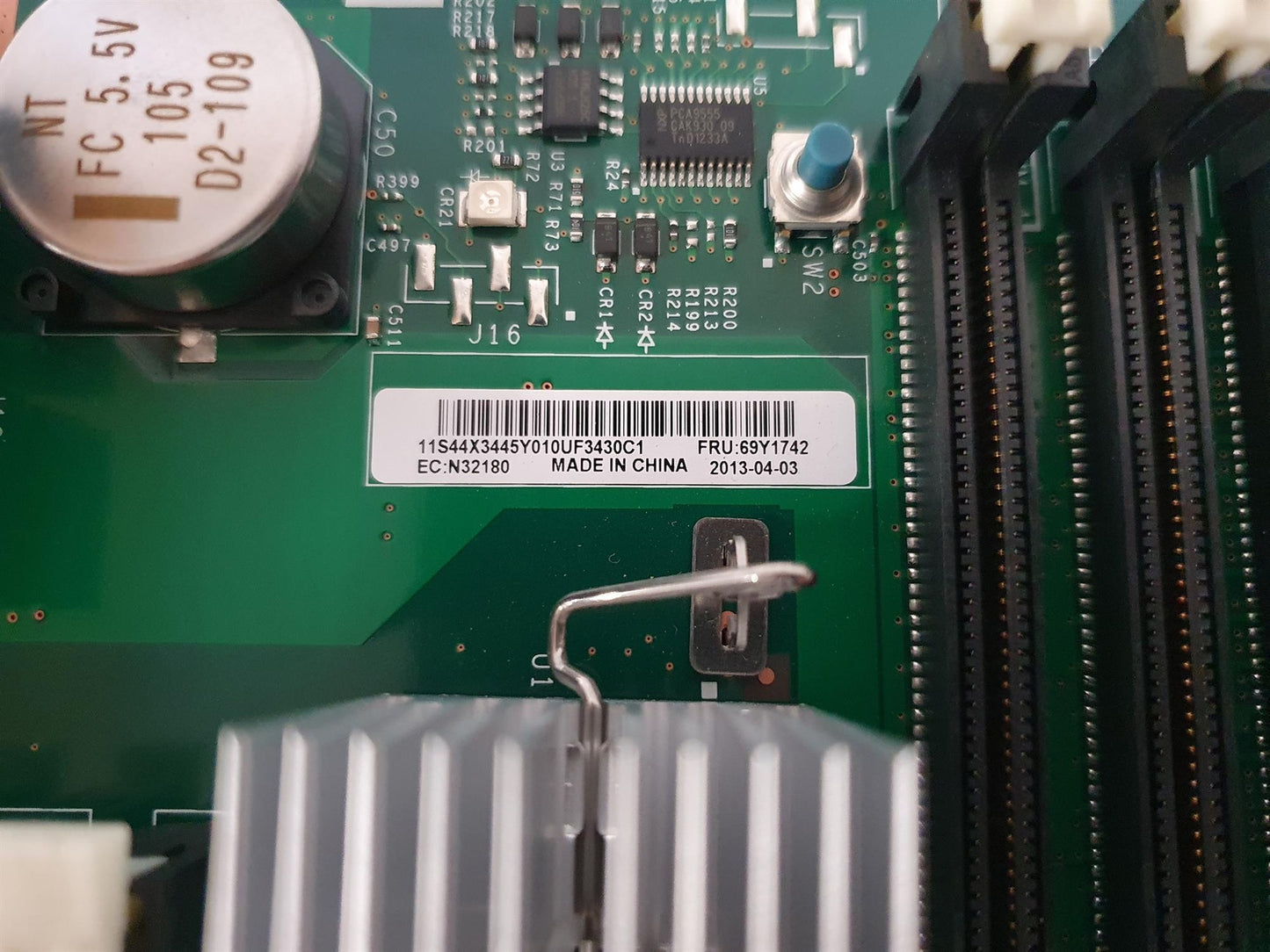 IBM System X3850 X3950 X5 Server 8 DIMM Memory Expansion Board 69Y1742