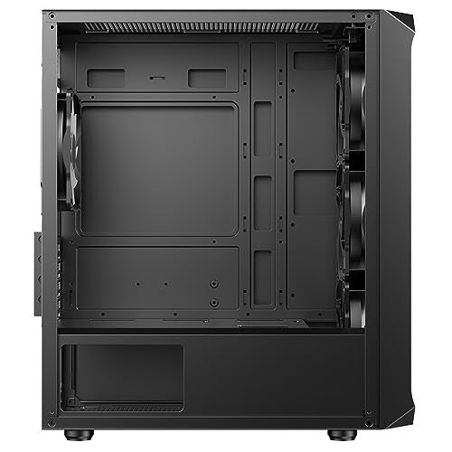 CiT Saturn Airflow Micro-ATX Black RGB PC Gaming Case mATX ‎CIT-SATURN-BLK