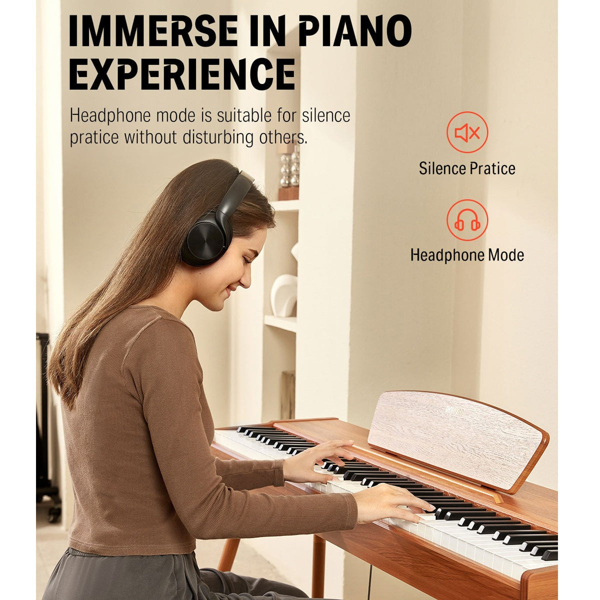 Donner DDP80 88 Key Digital Piano - Natural