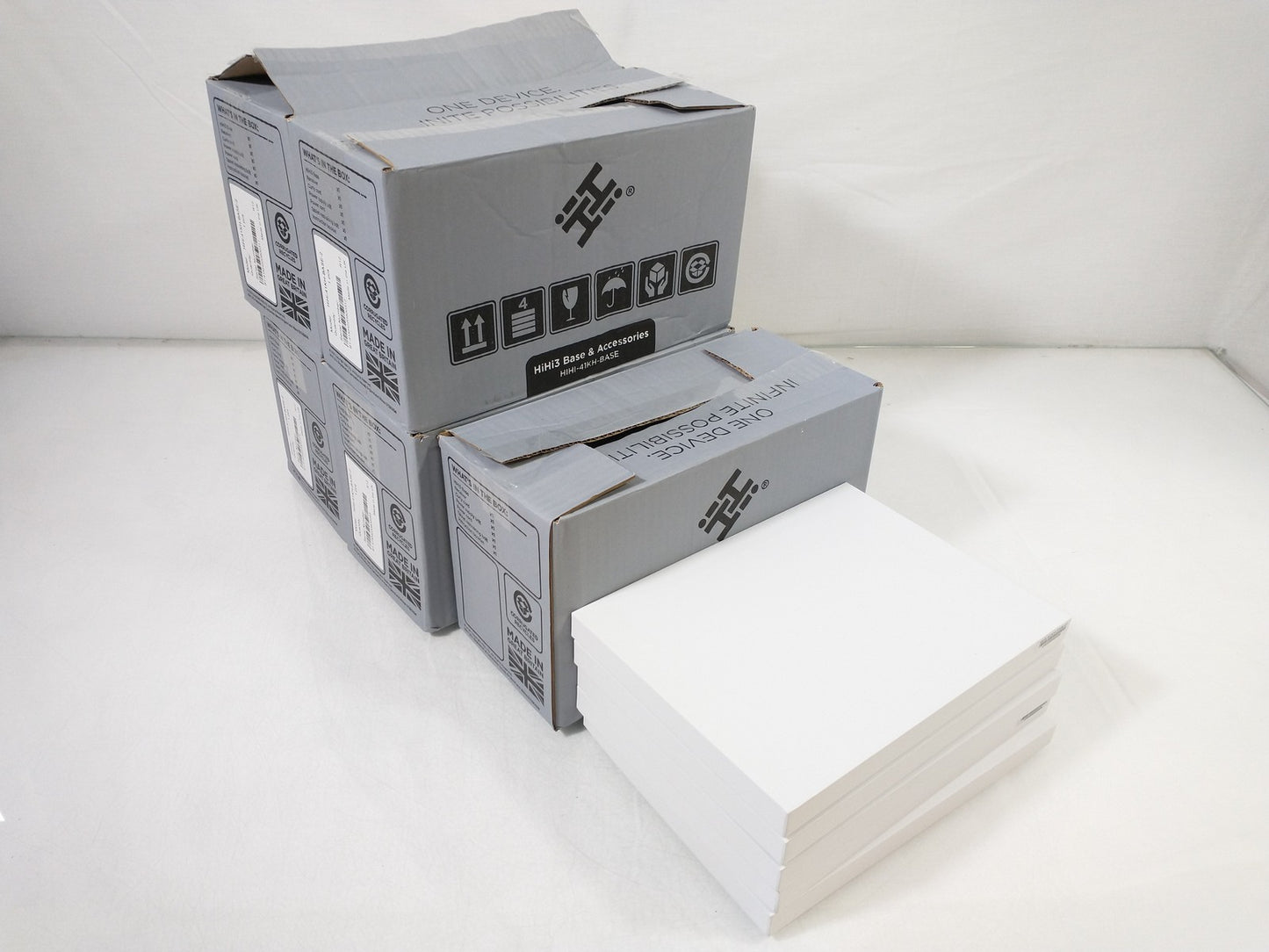 JobLot 5x HiHi 2 HIHI-40KH-TAB-0.1 32GB VOIP Desk Phones With Base 1 Phone Bases