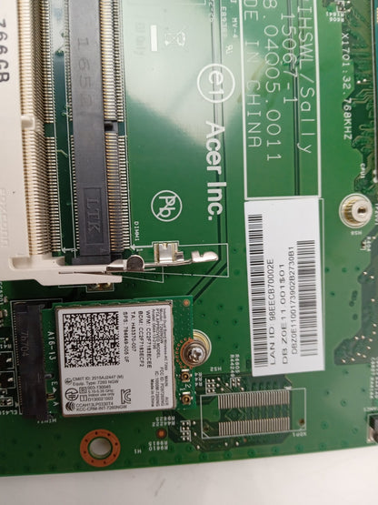 Acer CA24I Celeron 3215U DDR3 Motherboard 348.04Q05.0011 PIHSWL/Sally 15067-1